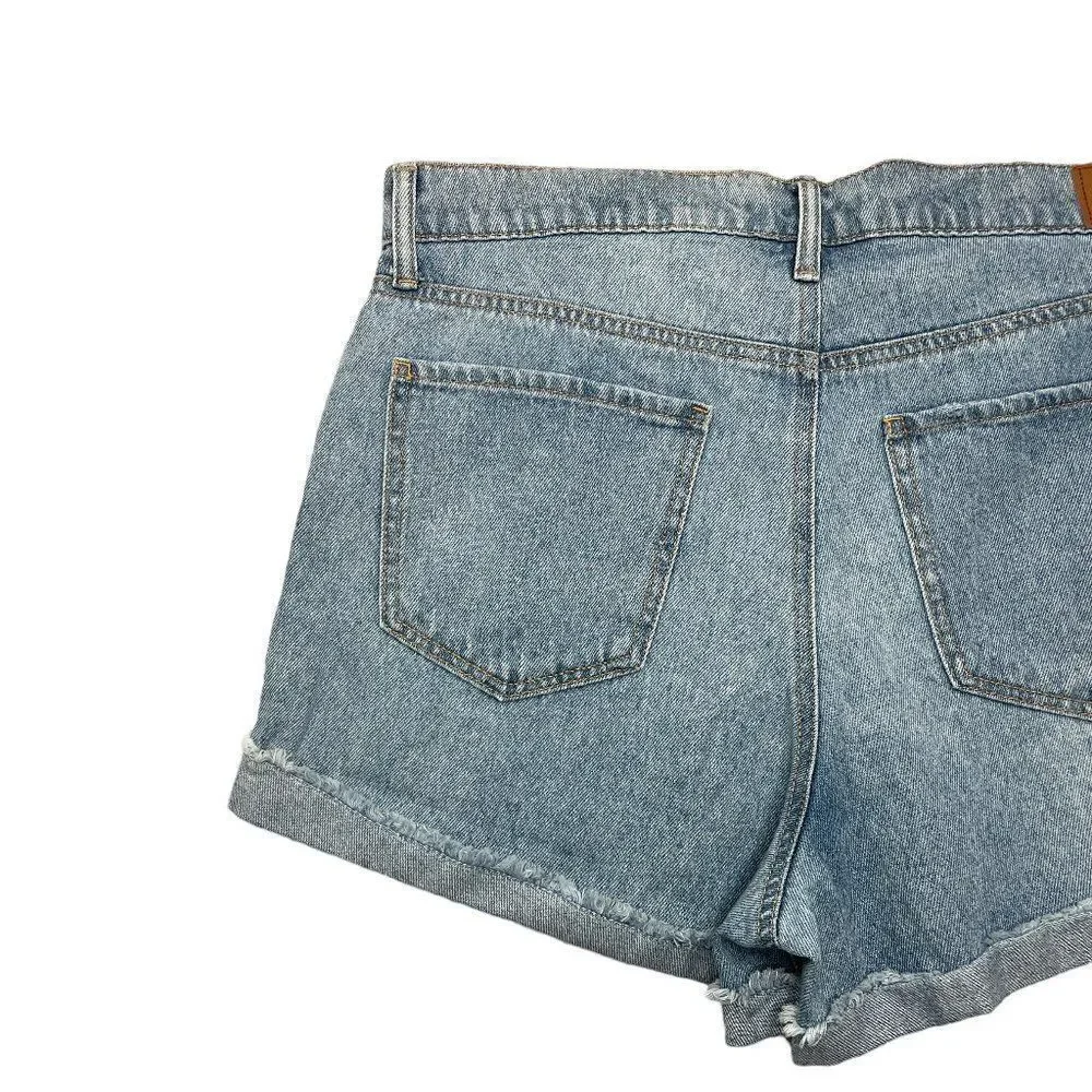 AERO Jean Shorts Women's Size 12 Blue 3.25